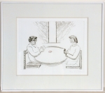 En wat brengt de toekomst? - Handingekleurde ets - Gesigneerd - 38x45 cm - 1975