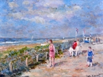 Zandvoort - Oil on panel - Signed - 30x45 cm