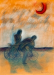 Innamorati in Bicicletta - gemengde techniek