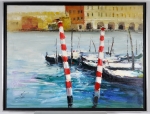 Antonio Palmieri – Venetië - olie op doek - 90x120 cm