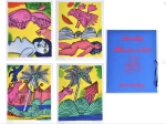 Mémoire de Bali - Portfolio met vier litho