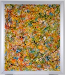 acryl op paneel - 110x95 cm