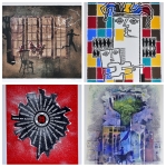 2x Goezu + 2x diverse - signed screen prints